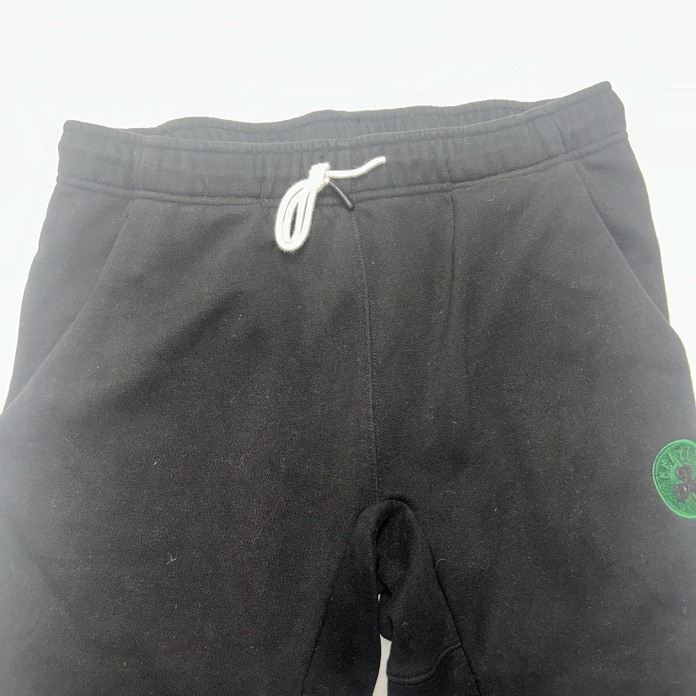 Boston Celtics NBA Basketball Joggers Black Logo Pant Medium - Picture 4 of 8